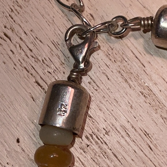 Jay King Mine Finds Sterling Silver Yellow Opal Necklace - Picture 3 of 6